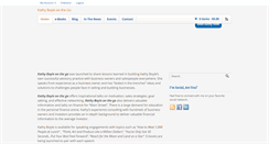 Desktop Screenshot of kathyboyleonthego.com